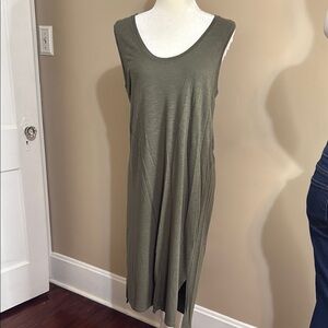 Madewell Olive Green Maxi Dress